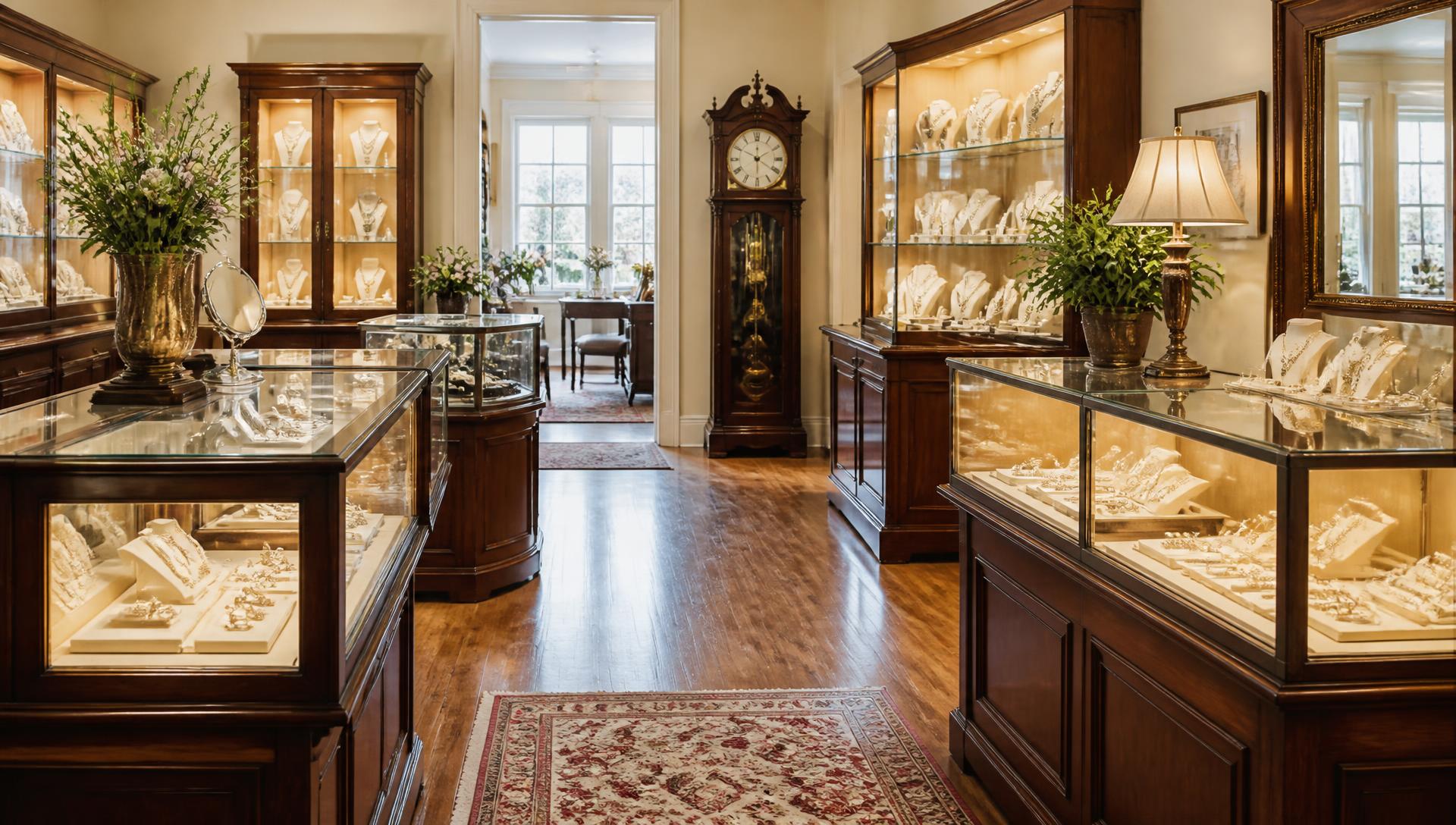 Inside the Maddocks-Myers Jewellers showroom in Chatham